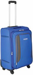 Amazon Brand - Solimo 68 cm Blue Softsided Check-in Suitcase with Wheels