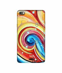 Amazon Brand - Solimo Designer Abstarct Color Mixing 3D Printed Hard Back Case Mobile Cover for Micromax Canvas Sliver 5 Q450