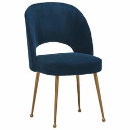 Amazon Brand – Rivet Clarice Dining Room Kitchen Chair Open Back, 33