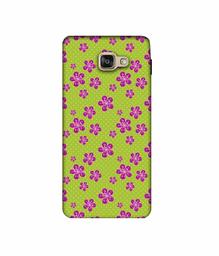 Amazon Brand - Solimo Designer Pink Flower Patterns 3D Printed Hard Back Case Mobile Cover for Samsung Galaxy A7 (2016)