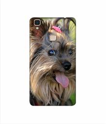 Amazon Brand - Solimo Designer Hairy Puppy 3D Printed Hard Back Case Mobile Cover for Vivo V3 Max