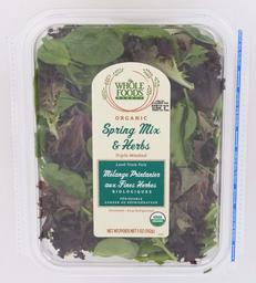 WHOLE FOODS MARKET Organic Spring Herb Salad, 5 OZ