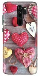 Amazon Brand - Solimo Designer Heart Design 3D Printed Hard Back Case Mobile Cover for Xiaomi Redmi Note 8 Pro