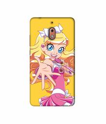 Amazon Brand - Solimo Designer Singing Girl Vector 3D Printed Hard Back Case Mobile Cover for Nokia 2.1