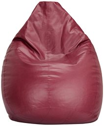 Amazon Brand - Solimo XL Bean Bag Cover (Maroon)