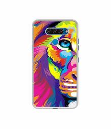 Amazon Brand - Solimo Designer Funny Cat Pattern Print UV Printed Soft Back Case Mobile Cover for LG Q60