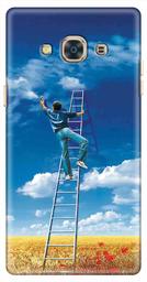 Amazon Brand - Solimo Designer Cloud Painting 3D Printed Hard Back Case Mobile Cover for Samsung Galaxy J3 Pro