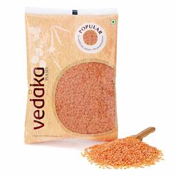 Amazon Brand - Vedaka Popular Red Masoor Dal Split, 1 kg