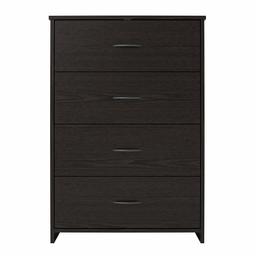 AmazonBasics Classic Dresser Drawers 4-Drawer, Espresso