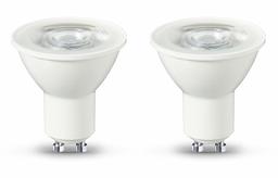 AmazonBasics - Lampadina LED GU10, 4,7 W a 50 W, 345 lumen, non dimmerabile, confezione da 2