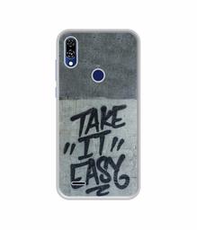 Amazon Brand - Solimo Designer Take It Easy UV Printed Soft Back Case Mobile Cover for Gionee F10