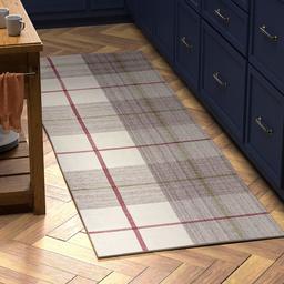 Amazon Brand – Stone & Beam Casual Plaid Runner Rug, 2' 6