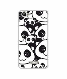 Amazon Brand - Solimo Designer Panda Texture UV Printed Soft Back Case Mobile Cover for Lyf Wind 1