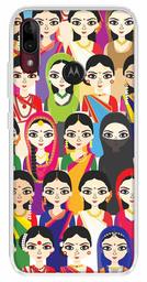 Amazon Brand - Solimo Designer Multicolor Womwn Pattern Design Printed Soft Back Case Mobile Cover for Motorola Moto E6s / Motorola Moto E6 Plus