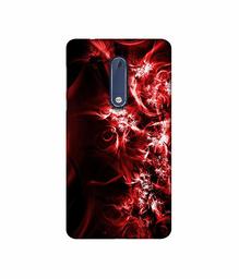 Amazon Brand - Solimo Designer Reddish Pattern 3D Printed Hard Back Case Mobile Cover for Nokia 5