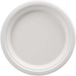 AmazonBasics 9-Inch Compostable Plates, Pack of 125