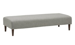 Amazon Brand – Rivet Ava Mid-Century Modern Upholstered Ottoman Bench, 63.4