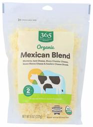 365 by Whole Foods Market, Organic Cheese Shreds, Mexican Blend, 8 Ounce