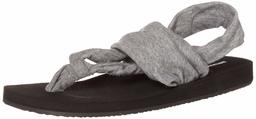 Amazon Essentials Women's Delia Sandal, Grey, 6 Medium US