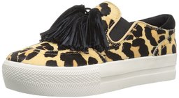 The Fix Jaspe Tenis con Borla, para Mujer, Leopard, 6.5 B(M) US