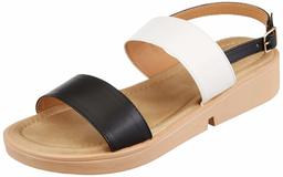 Flavia Women's Black Fashion Sandals-8 UK (40 EU) (9 US) (FL/231/BLK)