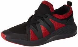 Amazon Brand - Symactive Men's Black/Red Running Shoes-8 UK (SYM-YS-007A)