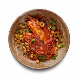 Amazon Meal Kits, Pan-Roasted Tilapia with Tomato, Capers & Olives, Serves 2