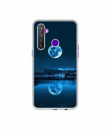 Amazon Brand - Solimo Designer Moon Pattern Print UV Printed Soft Back Case Mobile Cover for Realme 5 Pro