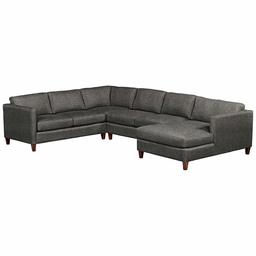 Amazon Brand – Stone & Beam Andover Modern Left U-Sectional Sofa, 134