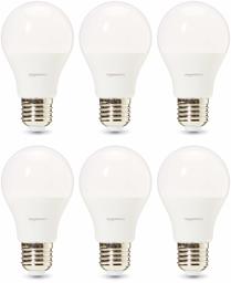 AmazonBasics Professional Lot de 6 ampoules LED Culot Edison à vis E27 Équivaut à 40 W Blanc chaud