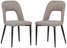 Amazon Brand – Rivet Florence Mid-Century Modern Wide Open-Back Accent Kitchen Dining Chairs, 18.8