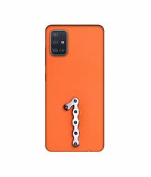 Amazon Brand - Solimo Designer Number One 3D Printed Hard Back Case Mobile Cover for Samsung Galaxy A71