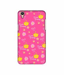 Amazon Brand - Solimo Designer Little Princess Pattern 3D Printed Hard Back Case Mobile Cover for Oppo F1 Plus