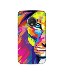 Amazon Brand - Solimo Designer Funny Cat Pattern Print UV Printed Soft Back Case Mobile Cover for Motorola Moto G5 Plus