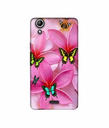 Amazon Brand - Solimo Designer B-Butterflies 3D Printed Hard Back Case Mobile Cover for Micromax Canvas Selfie 2 Q340