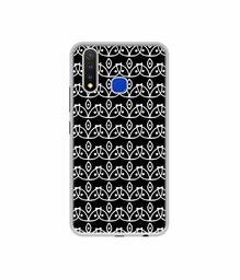 Amazon Brand - Solimo Designer White Flowers Pattern UV Printed Soft Back Case Mobile Cover for Vivo U20