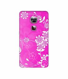 Amazon Brand - Solimo Designer Flower Pattern 3D Printed Hard Back Case Mobile Cover for LeEco Le Max 2