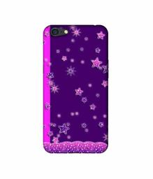 Amazon Brand - Solimo Designer Sparkling Stars 3D Printed Hard Back Case Mobile Cover for Oppo A71