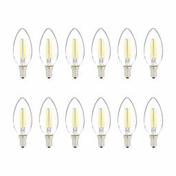 AmazonBasics – Bombilla LED regulable, 15.000 horas de vida útil, B11 (E12 Candelabro Base)