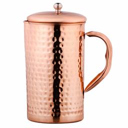 Amazon Brand - Solimo Copper Jug (Hammered, 1750ml)