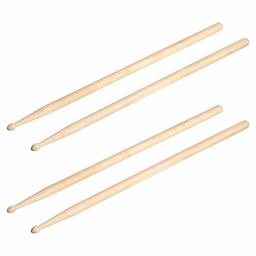 AmazonBasics 5A Drumsticks - Maple, 2-Pair Pack