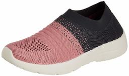 ELISE Women's Gray/Pink Running Shoes-5 UK (38 EU) (6 US) (EVAR-SP20-4)