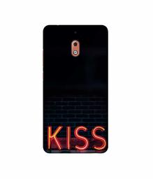 Amazon Brand - Solimo Designer Kiss 3D Printed Hard Back Case Mobile Cover for Nokia 2.1