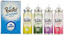 Amazon Brand - Presto! One Touch Air Freshener Refills (without dispenser) - 15 ml (Set of 4)