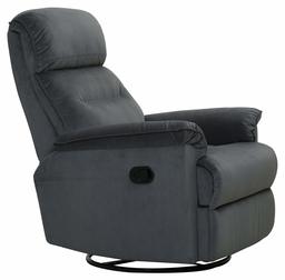 Amazon Brand – Ravenna Home Pull Recliner with 360 Rotating Swivel Glider, Living Room Chair, 39.4