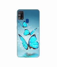 Amazon Brand - Solimo Designer Flying Butterflies 3D Printed Hard Back Case Mobile Cover for Samsung Galaxy M31