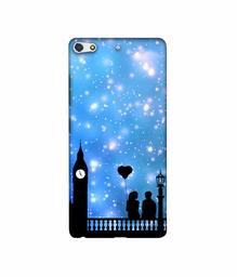 Amazon Brand - Solimo Designer Love Couple Vector 3D Printed Hard Back Case Mobile Cover for Gionee Elife S7