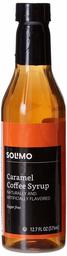 Amazon Brand - Solimo Coffee Syrup, Caramel Flavor, Sugar Free, 12.7 ounces