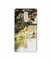 Amazon Brand - Solimo Designer Hanging Lights 3D Printed Hard Back Case Mobile Cover for Lenovo K6 Note