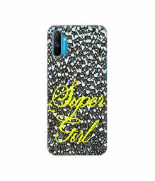 Amazon Brand - Solimo Designer Super Girl On Foil 3D Printed Hard Back Case Mobile Cover for Realme C3